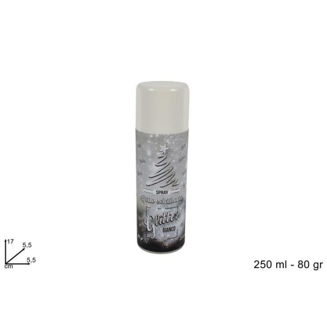 Bomboletta Spray Bianco Glitter 100...
