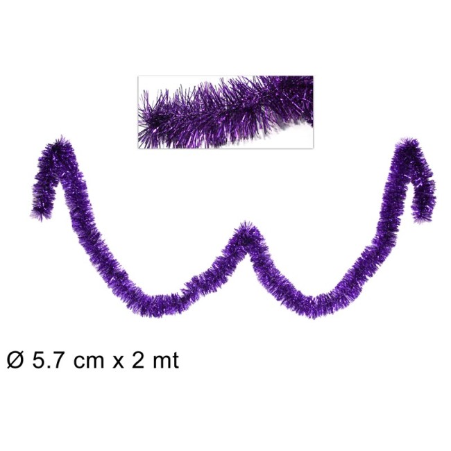 Filo Addobbo Viola 6 cm x 2 mt DUE...