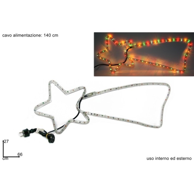 Luminaria Stella Cometa Multicolore...