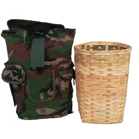 Zaino Funghi con Cesto in Vimini MB INTERNATIONAL