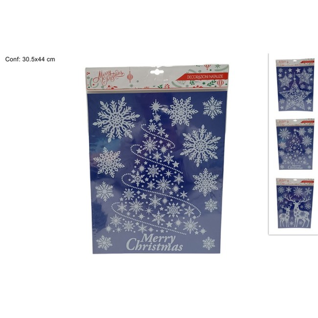 Vetrofania c/ Decorazioni Natalizie...