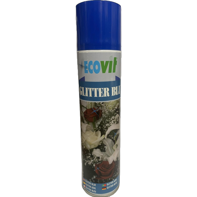 Spray Glitter Blu Ecovit 400 ml