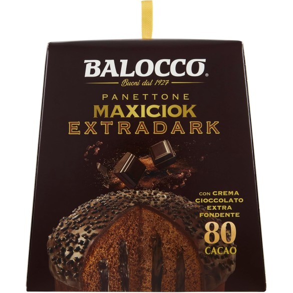 Panettone Maxiciok Extradark 800gr Balocco