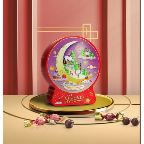 Latta con Praline al Cioccolato Pastiglie Leone 100 gr