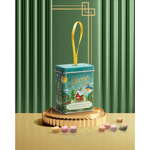 Latta da Appendere con Pastiglie Leone 30 gr Assortita