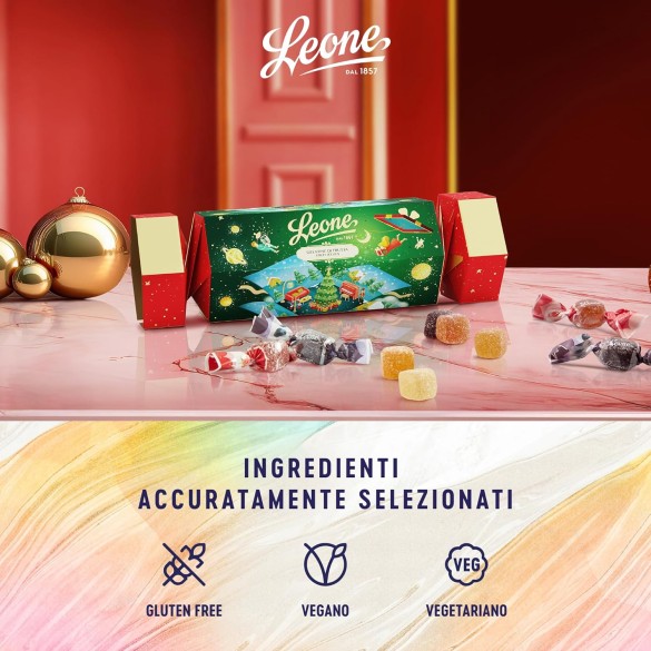 Box Cracker Gelé alla Frutta Pastiglie Leone 150gr