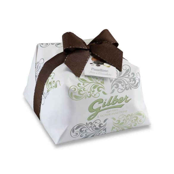 Panettone Pere e Cioccolato 1kg Gilber