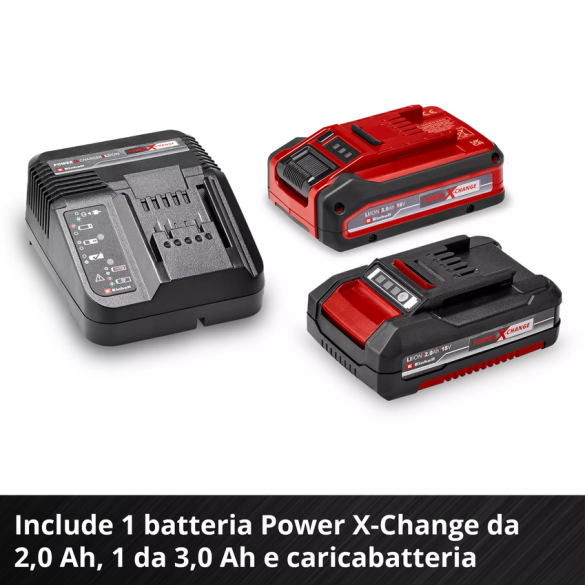 Trapano a Percussione a Batteria TP-CD 18/70 Li-i BL+70 (2+3Ah) Einhell