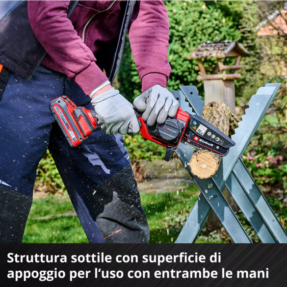 Kit Potatore a Catena a Batteria GE-PS 18/15 Li c/ Caricabatteria Einhell