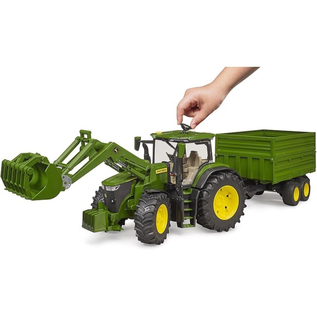 John Deere 7R con Caricatrice...