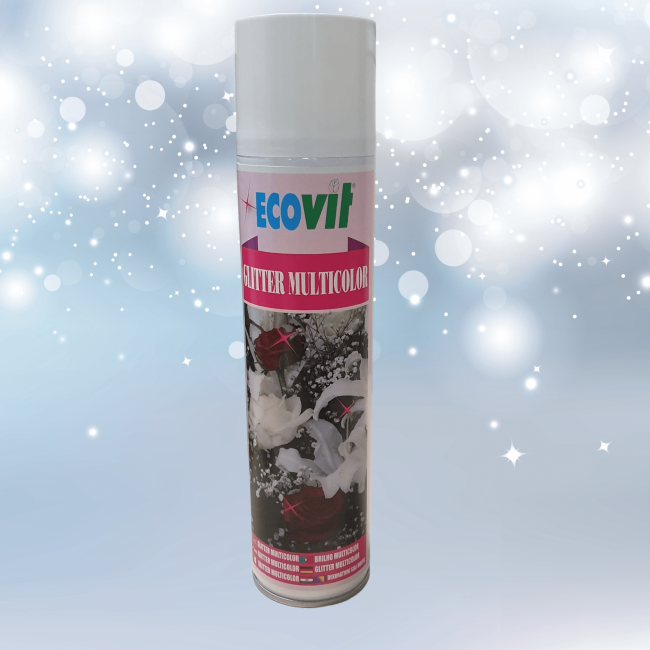 Spray Glitter Multicolor Ecovit 400 ml