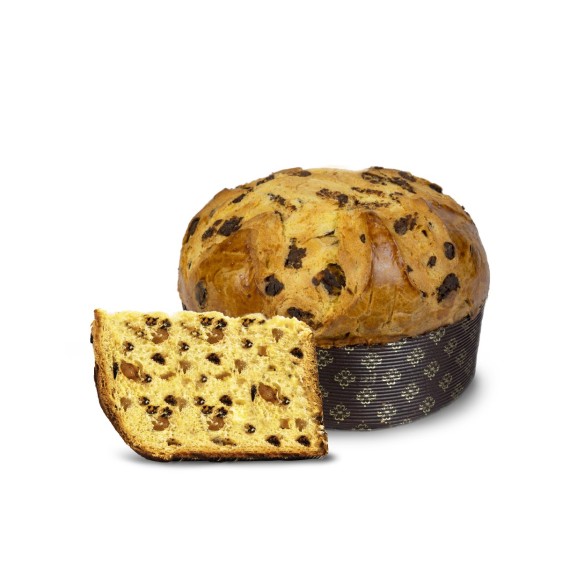Panettone Regale Pere e Cioccolato 750gr Zaghis