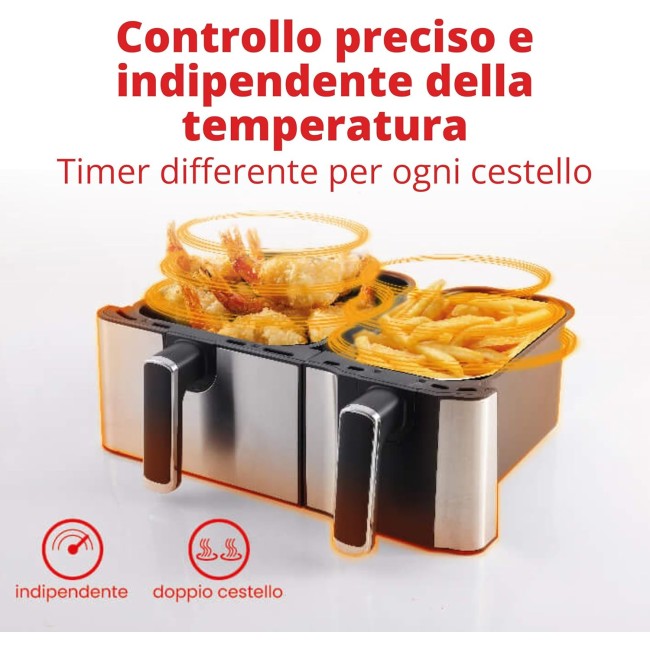 Friggitrice ad Aria Eldorada Dual...