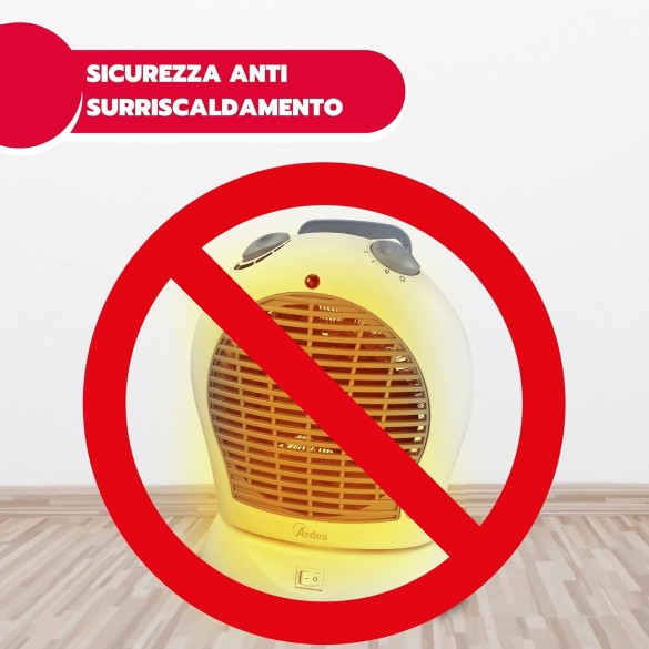 Termoventilatore Oscillante Baleno Sand AR4F03OS  Ardes