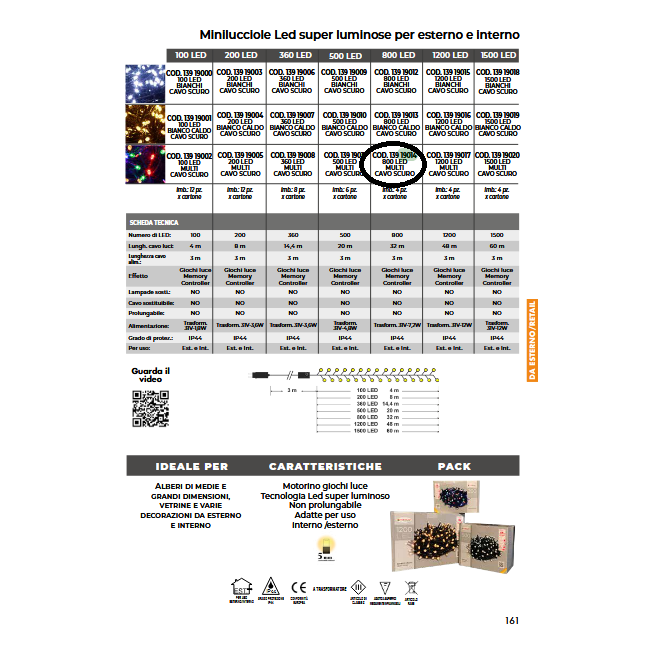 Luci 800 Led Multicolor c/ Giochi 32...