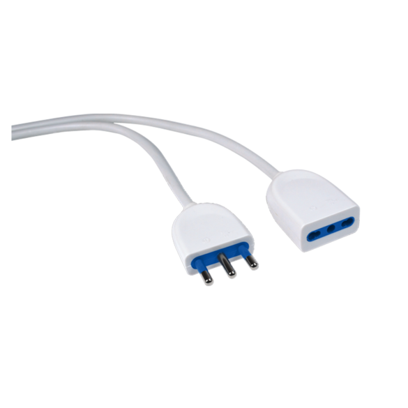 Prolunga Spina 16A Bivalente 10/16A 5m Novaline