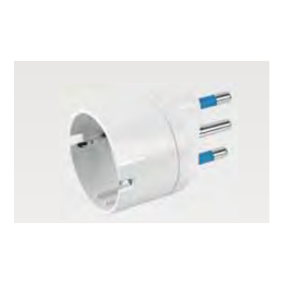 Adattatore Presa Shuko 2 Poli+T 16A Novaline