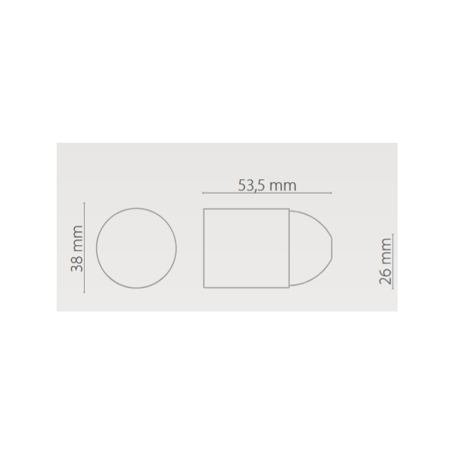 Portalampada E27 Bianco Novaline