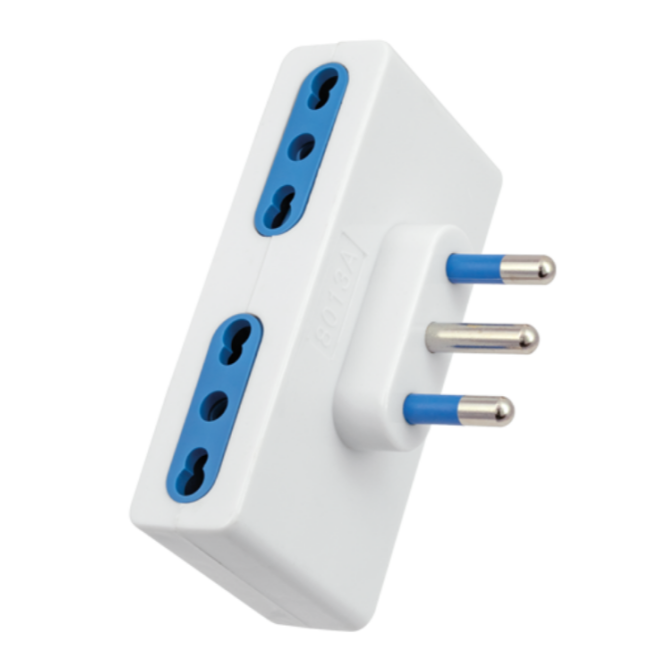 Adattatore 4 Biprese 10/16A Spina 16A...