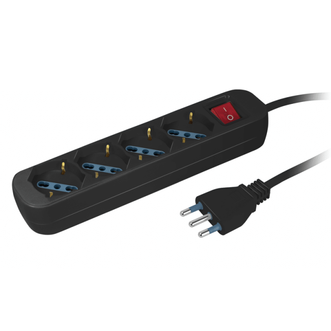 Multipresa c/Interruttore 4 Prese...