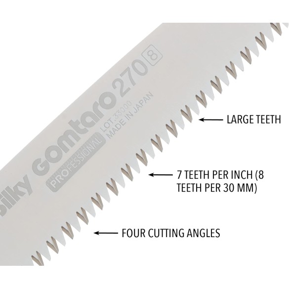 Seghetto Fisso Gomtaro 27 cm Stocker