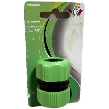 Bradas GL5809P Portagomma 1/2 Pollice Ad Innesto Rapido - Giunto Per Tubo Da Giardino Arancione
