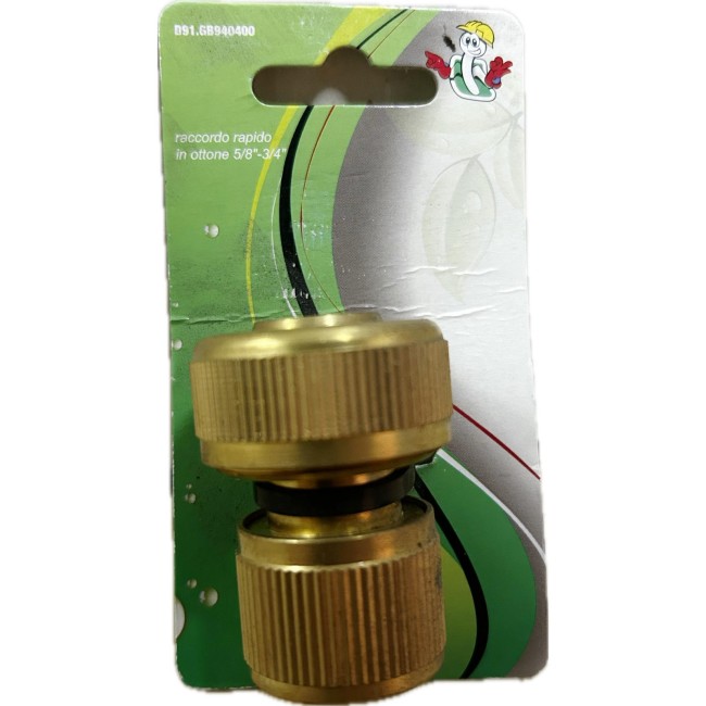 Raccordo Rapido in Ottone 5/8" - 3/4"...