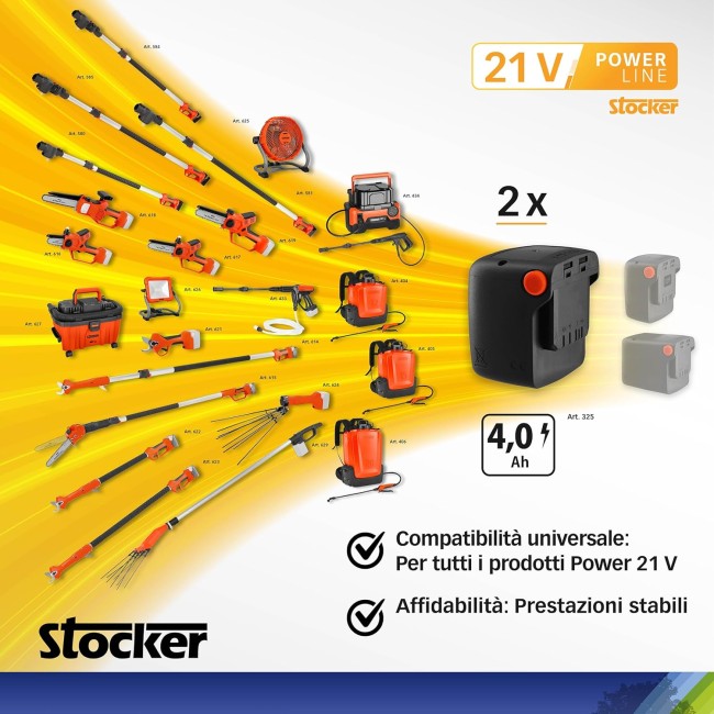 Stocker 32501 - Kit Promo 2 Batterie...