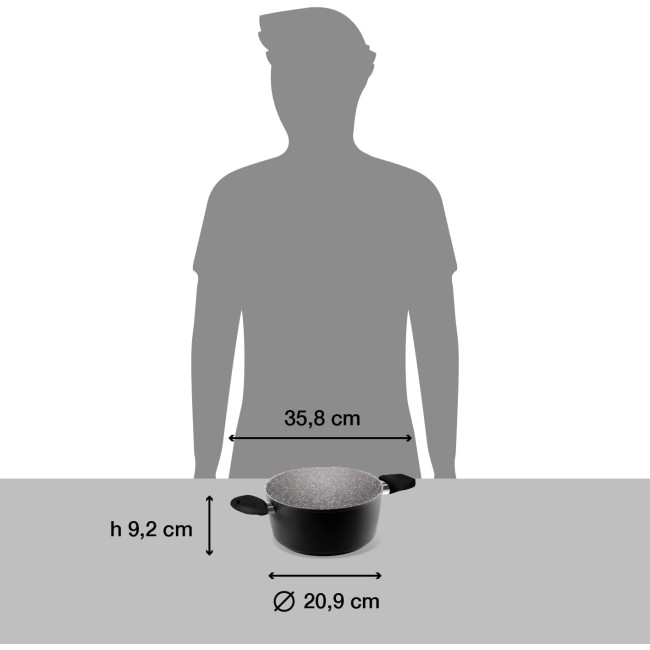 Casseruola 2 Manici Antiaderente...