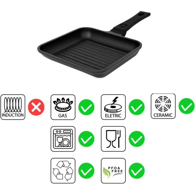 Grill Black Pearl Plus 14+14 cm...