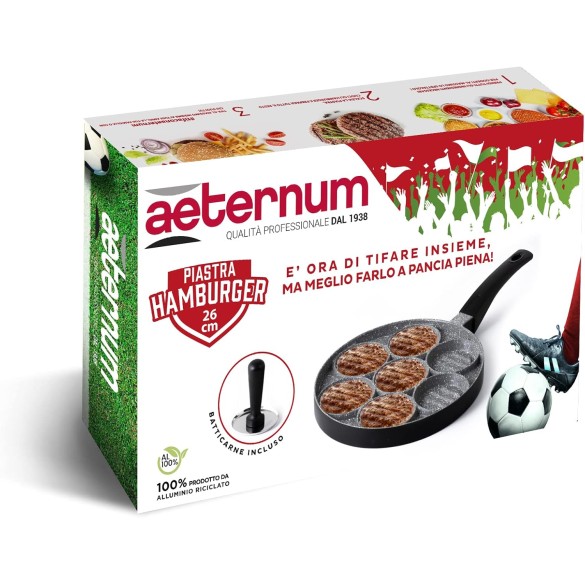 Piastra Hamburger Petravera 28 cm Antiaderente Aeternum