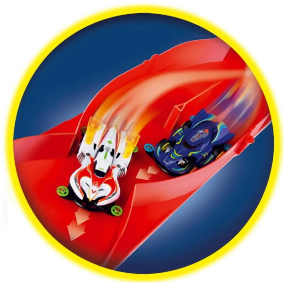 Mega Pista Ovale Scan2GO Home Track Mega Jump MACCHINA INCLUSA