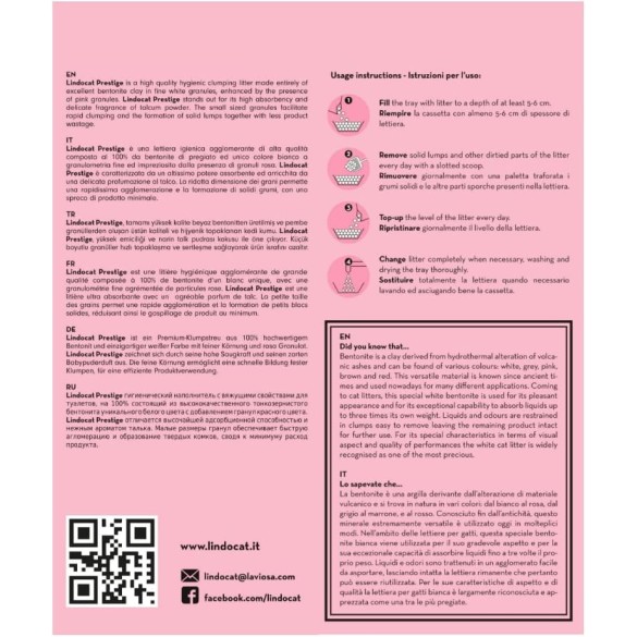 Sabbia per Gatto Prestige 5 L