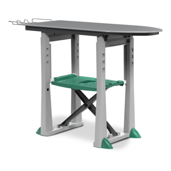 Tavolo Asse da Stiro Trend Bama Grigio/Verde