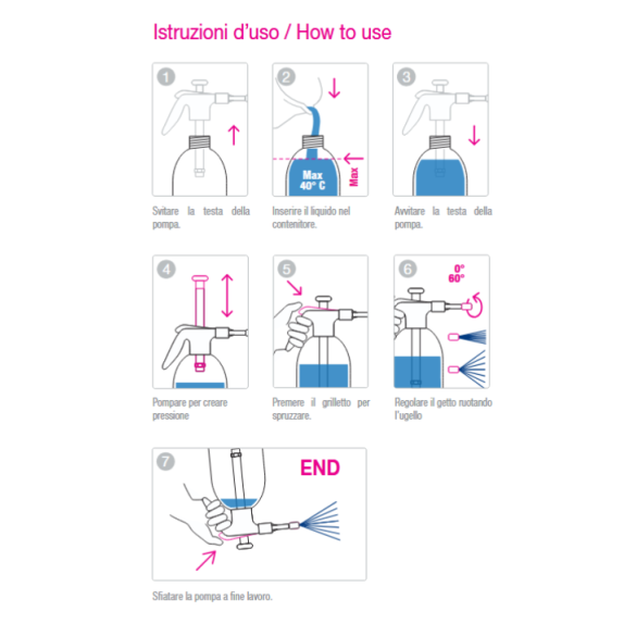 Pompa a Pressione Professionale Alta 2000 FPM Di Martino