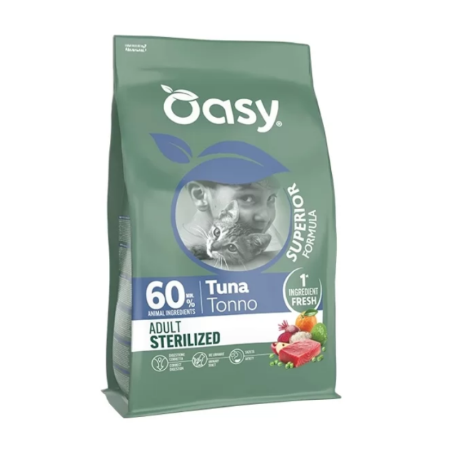 Oasy Superior Gatto Kitten Tonno 1,5 kg