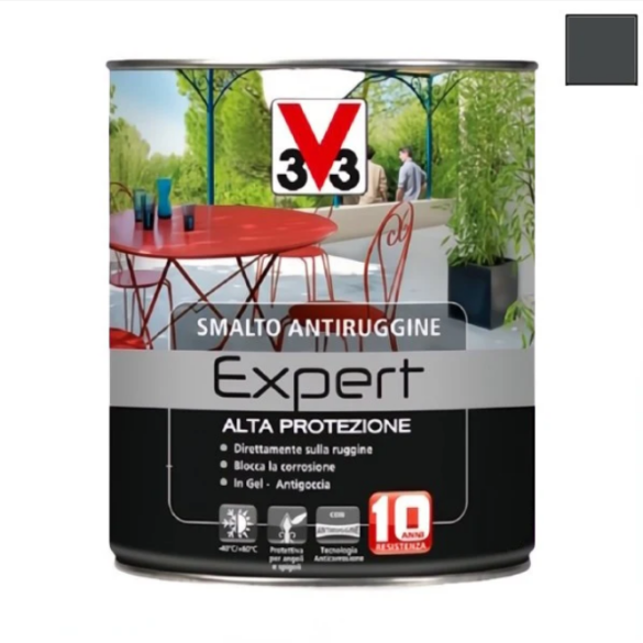 V33 Smalto Antiruggine Grigio Antracite 250ml