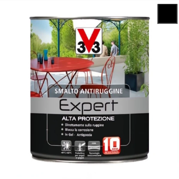 V33 Smalto Antiruggine Nero 250ml