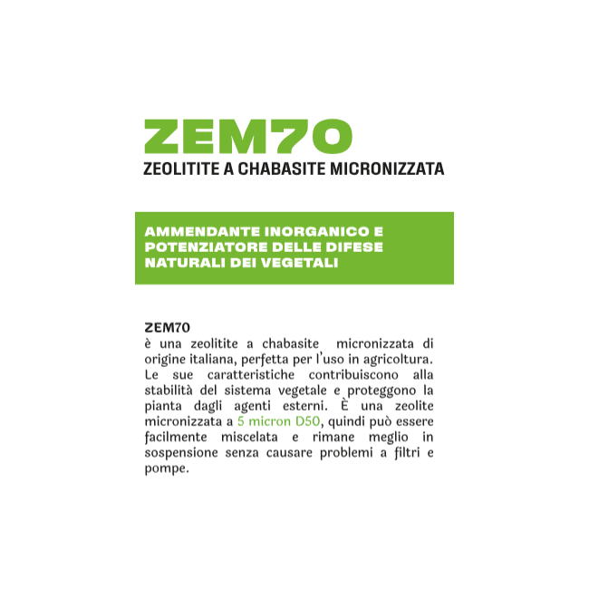 Zeolite A Chabasite Micronizzata...