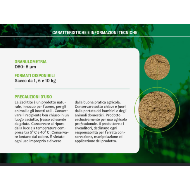 Zeolite A Chabasite Micronizzata...