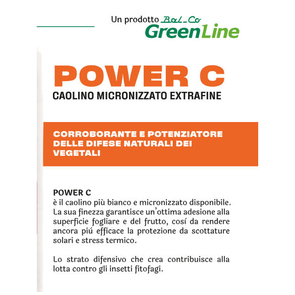 Caolino Micronizzato Extrafine POWER C 10Kg BAL-CO GREENLINE