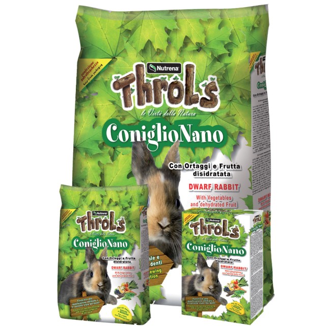 Miscela Coniglio Nano Throls 2,5 kg