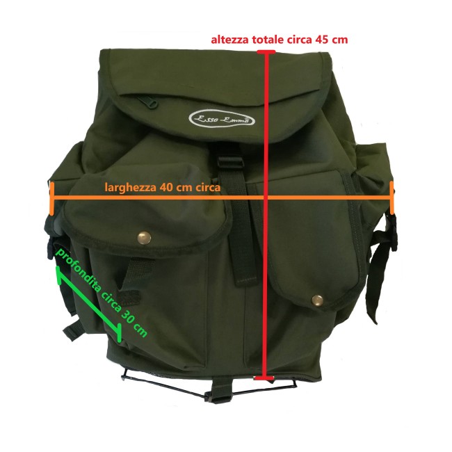 Zaino Funghi con Fondo in Rete MB...