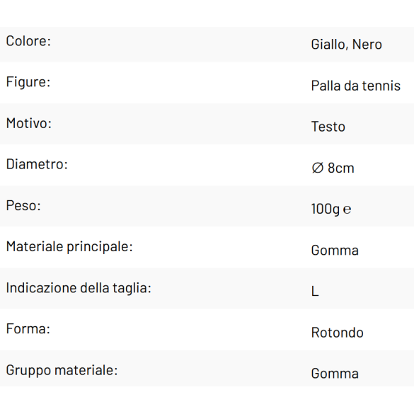 KONG Squeakair Pallina Da Tennis Per Cani Taglia L Confezione 2PZ