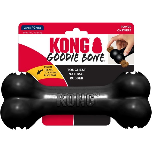 KONG Extreme Goodie Bone Osso In Gomma Per Cani Di Taglia Grande Large 21,5Cm