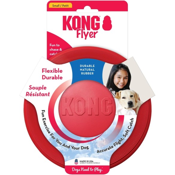 KONG Frisbee per Cani di Piccola Taglia 18 cm