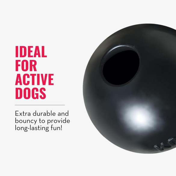 KONG Extreme Ball M/L Giocattolo per Cani in Gomma , 232 gr, 10 Cm