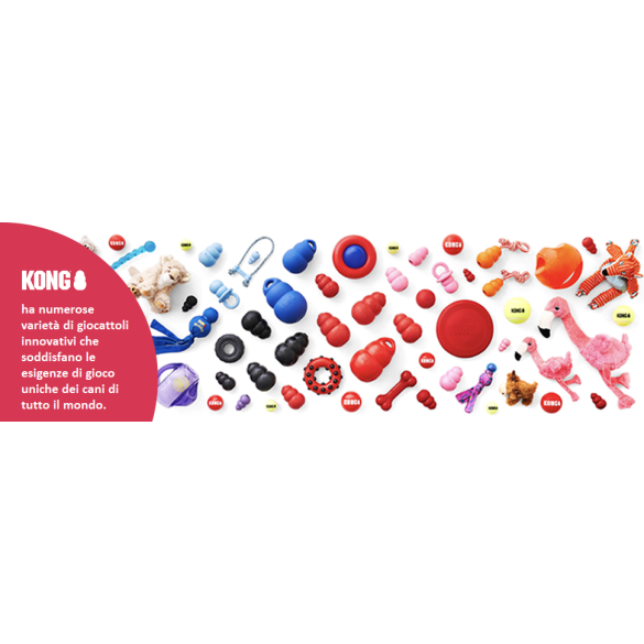 KONG Extreme Large Giocattolo per Cani in Gomma , 232 gr, 10 Cm