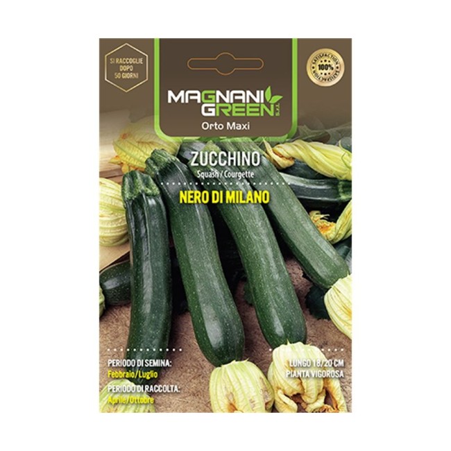 Semi di Zucchino Nero di Milano