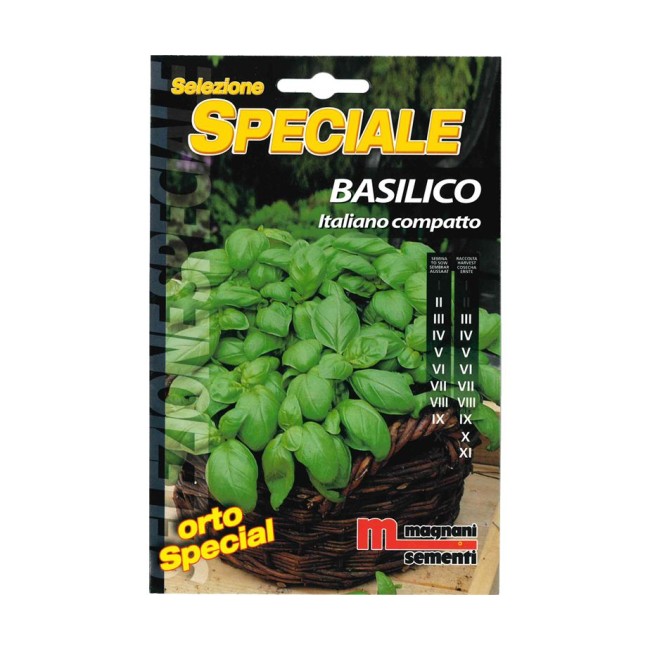 Semi Basilico Compatto sel. Speciale
